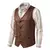 Imagen de New 2024 Men's Vest V-neck Suede Single Breasted Vest Jacket Man Casual Business Party Waistcoat Fashion Solid Slim Vest for Men