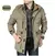 Outdoor Assault Suit Winter Plush Thick Men's Coat Windproof Waterproof Mountaineering Suit Men's Large Multi Pocket Work Jacket