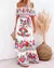 Imagen de 2024 Summer Women Print Boho Dress Fashion Sexy Slash Neck Maxi Dresses For Femme Casual Elegant Party Vestidos Robe New Female