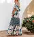 2024 Summer Women Print Boho Dress Fashion Sexy Slash Neck Maxi Dresses For Femme Casual Elegant Party Vestidos Robe New Female - comprar en línea