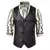 New 2024 Men's Vest V-neck Suede Single Breasted Vest Jacket Man Casual Business Party Waistcoat Fashion Solid Slim Vest for Men - MenPer Store