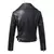 2023 New 4 Color Women Spring Autumn Black Faux Leather Jackets Zipper Basic Coat Turn-down Collar Motor Biker Jacket With Belt - comprar en línea