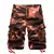 Men Camouflage Cargo Shorts Summer Camo Casual Cotton Multi-Pocket Baggy Loose Work Shorts Streetwear Hiphop Shorts 30-42