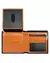 Imagen de Double Fold Men's Wallet Slim Minimalist RFID Blocking Multiple Cards Leather Zipper Wallet loose-leaf wallet