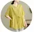 2024 Summer Women's Cotton Linen Pleated Casual Shirt Tops Fashion Batwing Sleeve Loose Temperament Blouse Ladies Solid T-shirts - MenPer Store