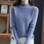 2023 New Women Sweater Autumn Winter Turtleneck Warm Knitwear Korean Casual Bottoming Shirt Fashion Knit Pullovers Sweater - MenPer Store