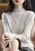 2023 New Women Sweater Autumn Winter Turtleneck Warm Knitwear Korean Casual Bottoming Shirt Fashion Knit Pullovers Sweater - MenPer Store