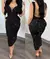 Dresses Women Sexy Night Out Plunge Glitter Ruffle Hem Backless Sleeveless Fashion Bodycon Party Dress 2024 Summre Vestidos - comprar en línea