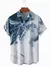 Imagen de Men's Shirts Textured Marble Pattern Print Short Sleeve Hawaiian Shirt with Chest Pocket Summer Tops for Men and Women