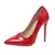 35-45 fruit color 12cm high heels, ultra-fine heels for women's shoes, shallow mouthed pointed patent leather single shoes