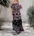 2024 Summer Women Print Boho Dress Fashion Sexy Slash Neck Maxi Dresses For Femme Casual Elegant Party Vestidos Robe New Female - tienda en línea