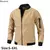 2024 New Men's Bomer Jackets Trend Stand Collar Patchwork Outdoor Baseball Jacket Oversized Sportwear Coats Casual Tops for Men - tienda en línea