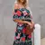 2024 Summer Women Print Boho Dress Fashion Sexy Slash Neck Maxi Dresses For Femme Casual Elegant Party Vestidos Robe New Female