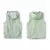 Women Casual Hooded Vest Adjustable Waist Sleeveless Jacket Solid Plus Size Short Waistcoat Liner Lightweight Hood Chaleco I157 - tienda en línea