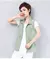 Women Casual Hooded Vest Adjustable Waist Sleeveless Jacket Solid Plus Size Short Waistcoat Liner Lightweight Hood Chaleco I157 - comprar en línea