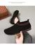 Ladies Knitting slip on flats shoes stripes Women's loafers ultra light jogging shoes woman slides comfortable knitted moccasin - comprar en línea