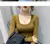 Women's Shirt Solid Color Cotton Shirts and Blouses Long Sleeve O Neck Tops Slim Casual Stretch Fashion Woman Blouse Z375 - comprar en línea