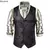 New 2024 Men's Vest V-neck Suede Single Breasted Vest Jacket Man Casual Business Party Waistcoat Fashion Solid Slim Vest for Men - MenPer Store