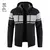 Autumn and Winter Men's Sweater Fleece Thick Warm Hooded Coat Fashion Y2k Zip Up Sports Jacket Comfortable Hombre Clothing - comprar en línea