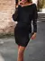 Fashion New Female Clothing Outfits for Women 2023 Autumn Harvest Waist Sexy Wrap Hip Slim Dress Party Evening Dress Elegant - tienda en línea