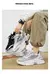 Imagen de Platform Sneakers Men Street Style Shoes For Men Sport Casual Basketball Sneakers Man White Walking Shoes Male