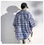 2024 Men Summer Fashion Streetwear Casual Plaid Shirt Men's Short Sleeve Loose Shirts Male New Oversized Pocket Blouses D393 - MenPer Store