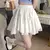 White Women's Cake Skirt High Waist Thin European Retro Style Pengpeng A-line Skirts Sweet Lovely Spring Summer Wholesale F97 - comprar en línea