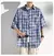 2024 Men Summer Fashion Streetwear Casual Plaid Shirt Men's Short Sleeve Loose Shirts Male New Oversized Pocket Blouses D393 - MenPer Store