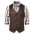 New 2024 Men's Vest V-neck Suede Single Breasted Vest Jacket Man Casual Business Party Waistcoat Fashion Solid Slim Vest for Men en internet