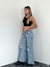 Jean Wide leg con roturas Indiana