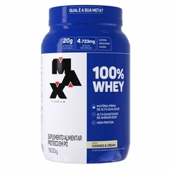 100% Whey Pote 900G - Max Titanium