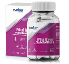 Polivitaminico Mulher 60 Cápsulas - Evolue