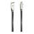 Dekkin Cable Trenzado Metálico Lightning 2A 1M Negro 1U - comprar online