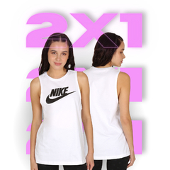 2X1 en Musculosa Nike Blanca