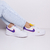 TÊNIS NIKE AIR FORCE BRANCO ROXO na internet