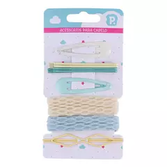 Kit de acessórios para cabelo feminino Pimpolho