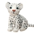 Peluche De Leopardo De Nieve Realista - 35cm - comprar online