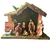 Pesebre Navideño Navidad Hogar Decoración Nacimiento 20x15x7cm