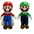 Peluche de Mario y Luigi Super Mario Bros 30cm - comprar online