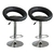 Pack 2 Silla Piso Bar Altura Regulable Taburete Respaldo Moderno - comprar online