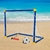 Arco De Fútbol para Niños Armable Set Balón e Inflador 63x97cm