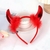 Diademas de Cuernos de Diablo Rojos para Disfraz de Halloween - Montenegro Shop