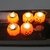 Velas LED Calabaza Sin Llama Halloween Decoración 3D