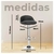 Imagen de Pack 2 Silla Piso Bar Taburete Negro Ajustable