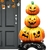 Globos Papel Halloween - Globos Calabaza Halloween para Fiestas - comprar online