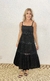 Vestido Luksa Flora Preto - comprar online