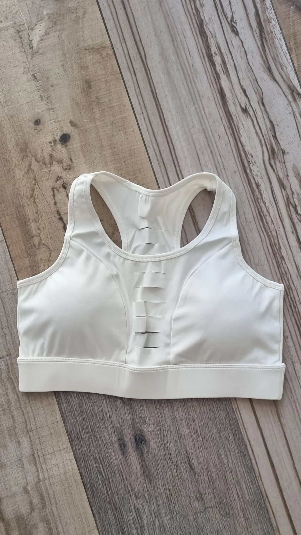 Top roturas liso lycra blanco, calidad importada