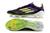 Chuteira Adidas F50 Elite - Roxo com detalhes Verde Fluorescente