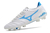 Chuteira Mizuno Morelia Neo Branco com detalhe Azul Claro - loja online