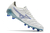 Chuteira Mizuno Morelia Neo Branco com detalhe Azul - Alfa Esporte